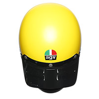Agv X101 Dust Helmet Yellow Black - 5