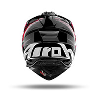 Casque Airoh Bandit Spicy rouge brillant - 3