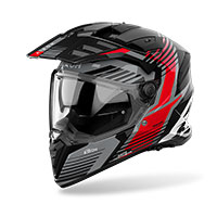 Casco Airoh Bandit Spicy rojo brillante