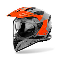 Casco Airoh Bandit Tune naranja brillante