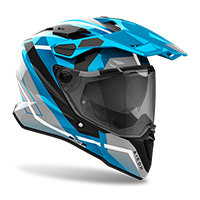 Casco Airoh Commander 2 Mavick Cerulean Blu - img 2