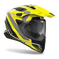 Casco Airoh Commander 2 Mavick amarillo opaco - 2