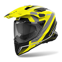 Casco Airoh Commander 2 Mavick amarillo mate