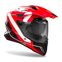 Casco Airoh Commander 2 Mavick rojo - 2