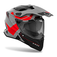 Casco Airoh Commander 2 Revival Rosso Opaco - img 2