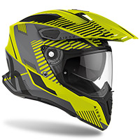 Casque Airoh ON-OFF Commander Boost jaune mat - 2