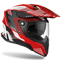 Casco Airoh ON-OFF Commander Boost rojo - 2