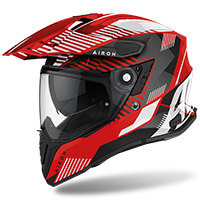 Casco Airoh On-off Commander Boost Rosso