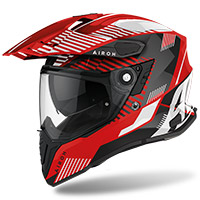 Casque Airoh On-off Commander Boost Rouge