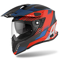 Airoh On-off Commander Boost Helmet Red Blue Matt