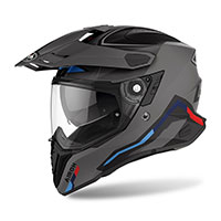 アイローON-OFFコマンダーファクターヘルメット無煙炭マット
