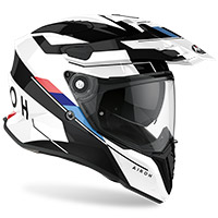 Casco Airoh On-off Commander Skill Bianco Lucido