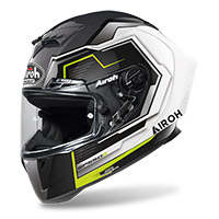 Casco Airoh Gp 550 S Rush Bianco Giallo