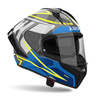 Casco Airoh Matryx Rider azul brillo