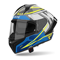 Casco Airoh Matryx Rider azul brillo