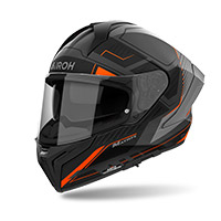 Casco Airoh Matryx Rocket Arancio Opaco