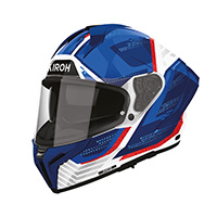 Casque Airoh Matryx Starbust bleu rouge