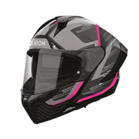 Casco Airoh Matryx Starbust rosa opaco