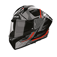 Casco Airoh Matryx Starbust nero rosso