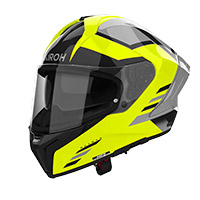 Airoh Matryx Thron Helmet Yellow Gloss