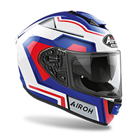 Casque Airoh St.501 Square Bleu Rouge