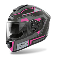 Casco Airoh St.501 Square Rosa Opaco Donna