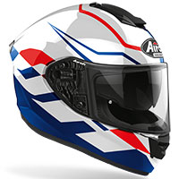 Airoh St 501 Frost Helmet Blue Red Gloss