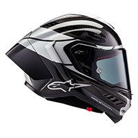 Alpinestars Supertech R10 Element Helmet Silver Gloss