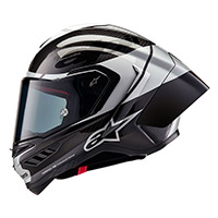 Alpinestars Supertech R10 Element Helmet Silver Gloss - 3