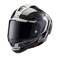 Alpinestars Supertech R10 Element Helmet Silver Gloss