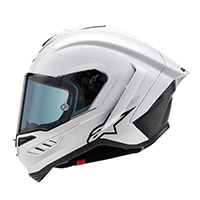 Casco Alpinestars Supertech R10 Solid Bianco Lucido - img 2