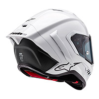 Casque Alpinestars Supertech R10 Solid blanc brillant - 4