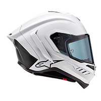 Alpinestars Supertech R10 Solid Helmet White Gloss - 3