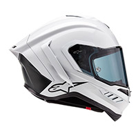 Casco Alpinestars Supertech R10 Solid blanco brillo - 3