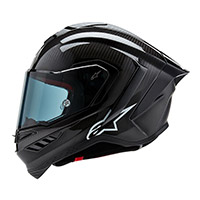 Casco Alpinestars Supertech R10 Solid negro brillo - 3