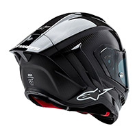 Alpinestars Supertech R10 Solid Helmet Black Gloss - 4