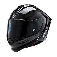 Casco Alpinestars Supertech R10 Solid Nero Lucido