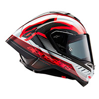 Casco Alpinestars Supertech R10 Team Rosso Lucido - img 2