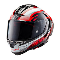 Casco Alpinestars Supertech R10 Team rojo brillo