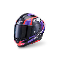 Casco Alpinestars Supertech R7 Lumen púrpura