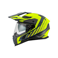 Casco Apex Ai100 Mojave Grigio Giallo