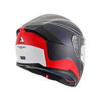 Apex Fc500 Carbon Assen Helmet Red Blue Matt - 3