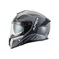 Casco Apex Ft300 New York Grigio Nero