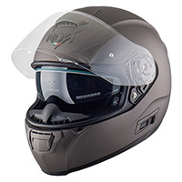 Casco NOS NS 6 titanio mate