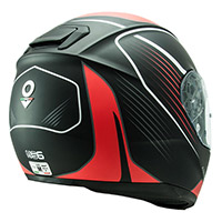 Casque Nos Ns 6 Typhoon Rouge Mat