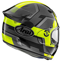 Casque Arai Quantic Face Jaune Fluo