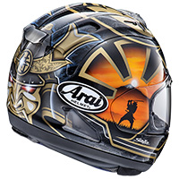 Arai Rx-7v Evo Pedrosa Gold Spirit Helmet