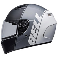 Casco Bell Qualifier Ascent negro gris blanco mate