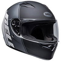 Casque Bell Qualifier Ascent noir gris blanc mat