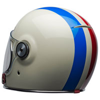 Casque Bell Bullitt Command vintage blanc sang de boeuf - 3